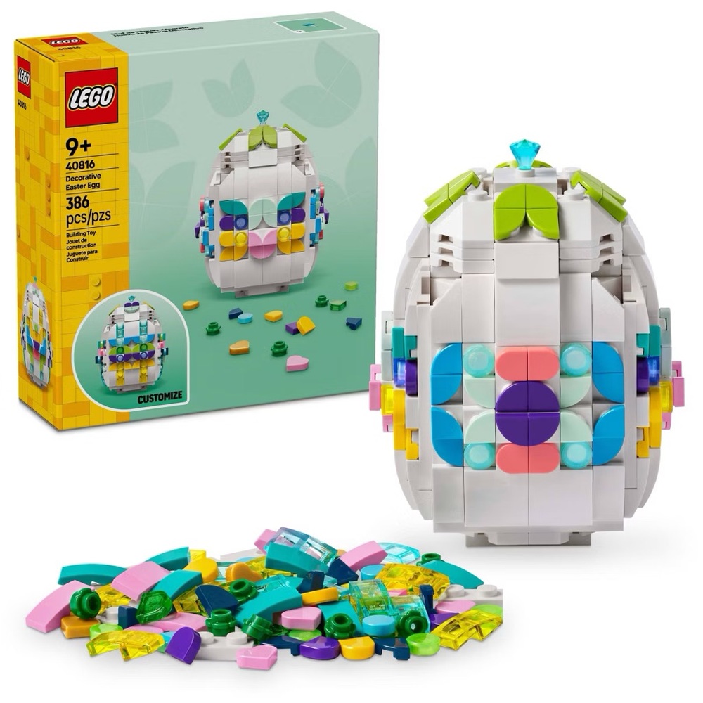 LEGO nwt Decorative Easter Egg Building Toy 40816